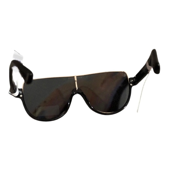 Guess square frame shield avaiator black and gold frame‎ faded sunglasses new main image 4